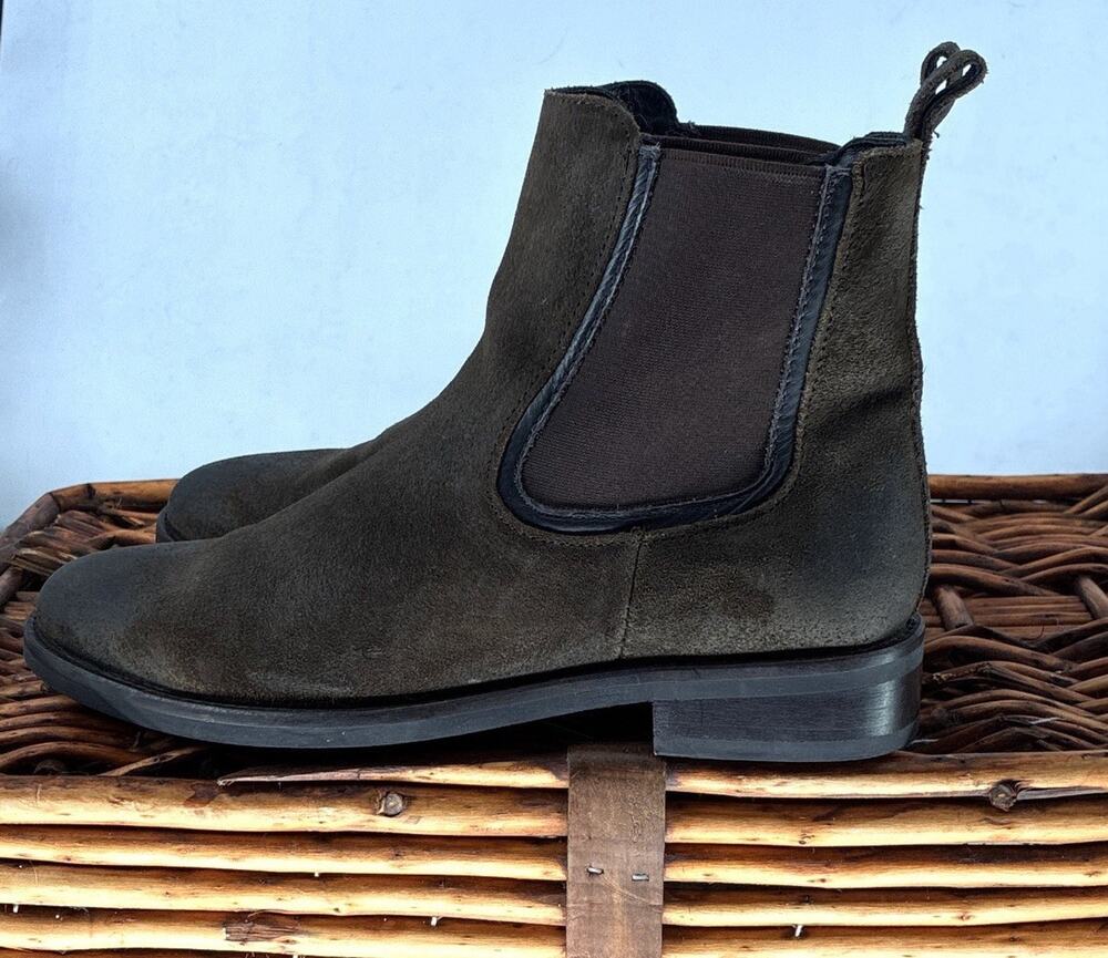 Thursday Boot Co Duchess Chelsea Boots 6.5 Dark Brown Suede NWOT Women